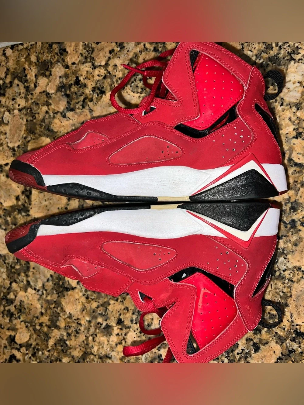 Jordan Kids' Red and Black High-Top Sneakers
